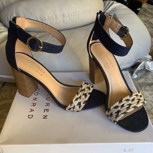 Lauren Conrad block heel sandal